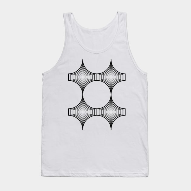 Structure in black_5 Tank Top by robelf